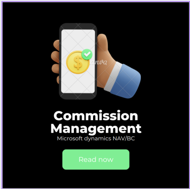 Commisions Management Microsoft Dynamics a and holding a with dollar sign to show someone receiving commissions