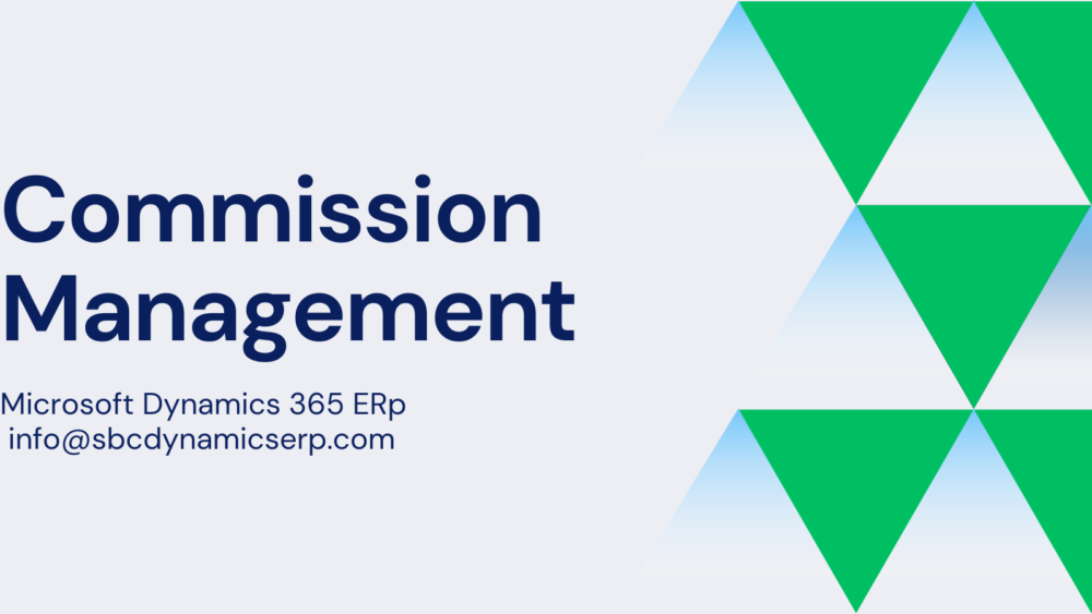 commissions management commissions management solution