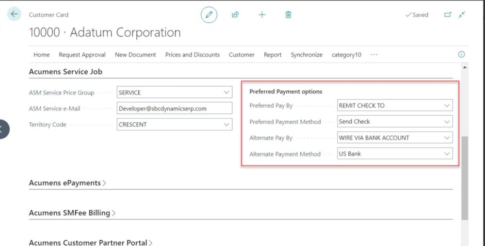 cashflow solutions Acumens cashflow solution