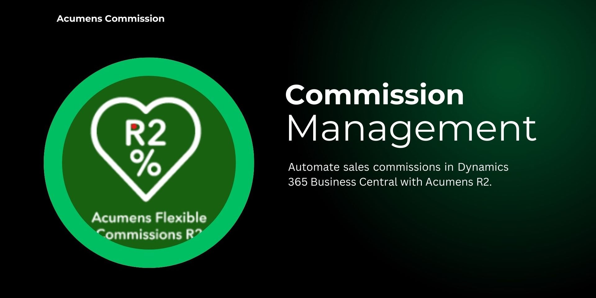 Commission Software for Dynamics