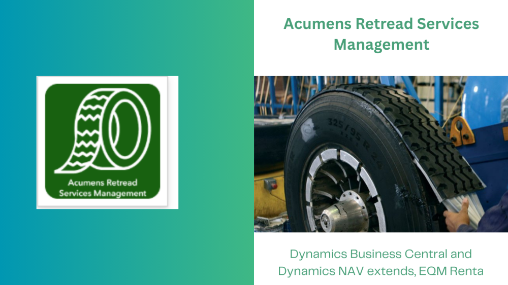 Tire Retread management software