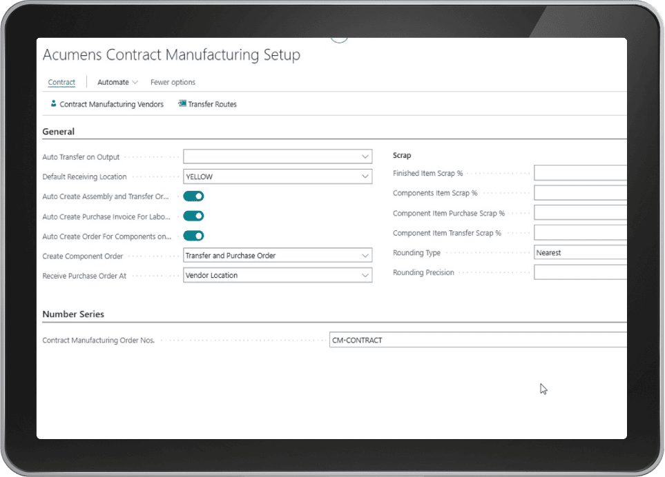 Contract Manufacturing