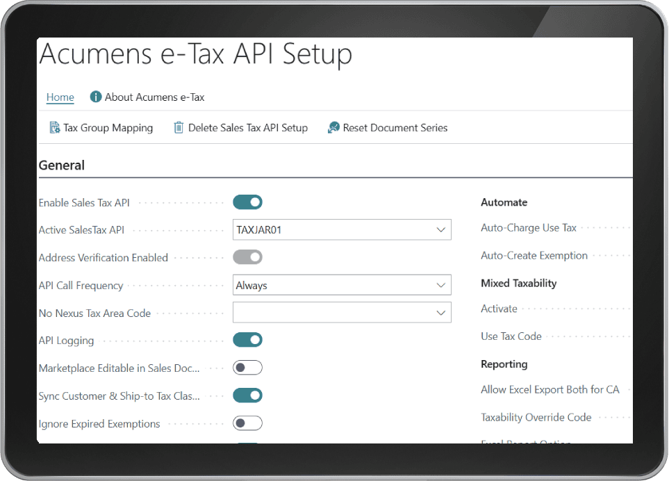 Acumens E-Tax (Enterprise) R2