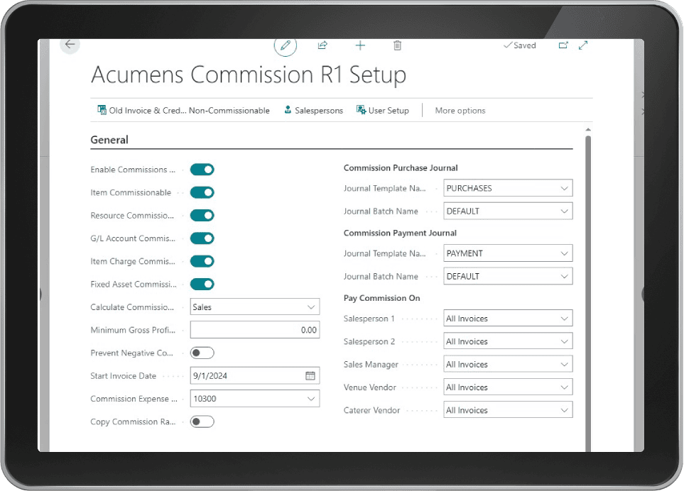 Acumens Flexible Commissions R1