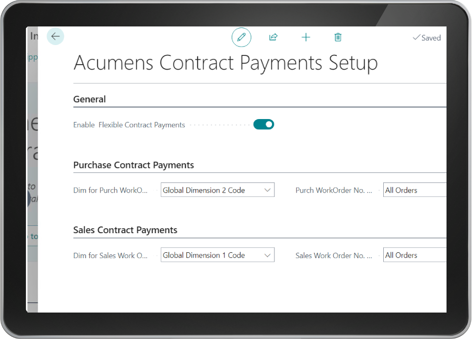 Acumens Flexible Contract Payments