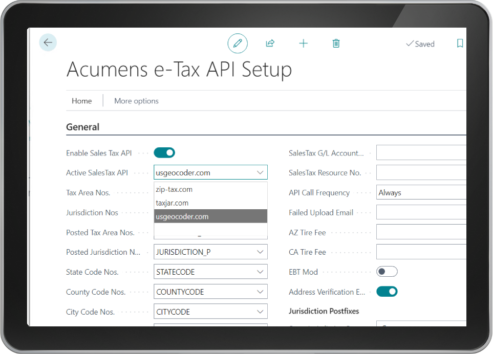 Avalara Sales Tax Integration for Armada Dynamics